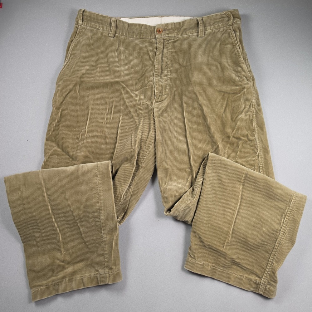 C.C. Filson Corduroy Pants Men 38 Tan Khaki Flat Front Vintage Workwear Gorpcore